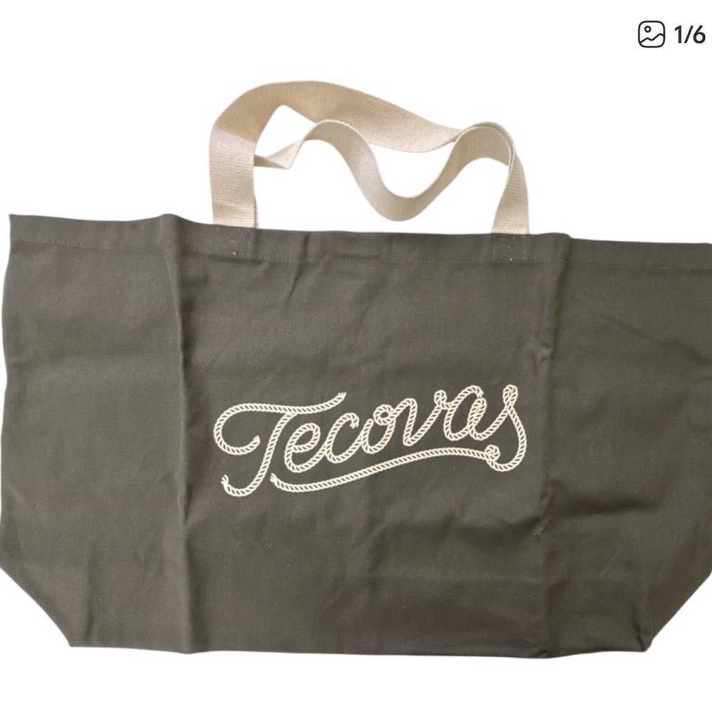 Tecovas Canvas Rope Logo Tote